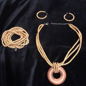 Vintage Cookie Lee necklace with matching bracelets and earrings